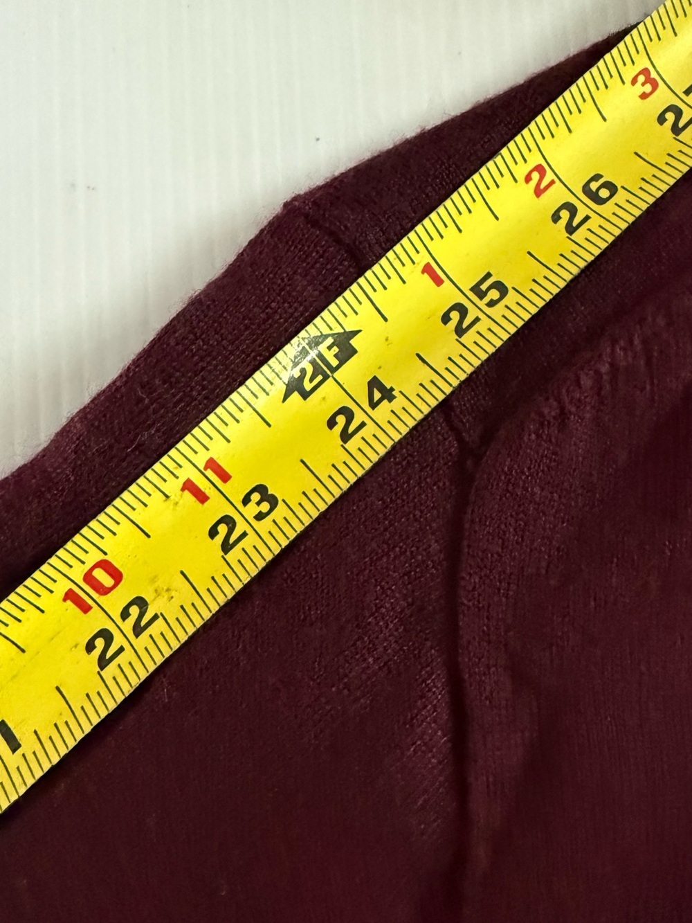 Polo Ralph Lauren Mens XL Burgundy Merino Wool V-Neck Sweater Pony Logo - Picture 7 of 7